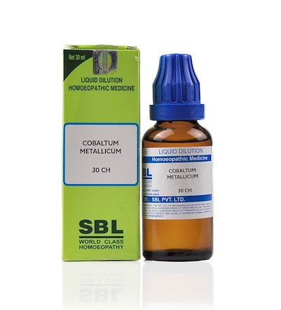 SBL Cobaltum Metallicum for fatigue, Cobaltum Metallicum for weakness, Cobaltum Metallicum for nervous exhaustion, Cobaltum Metallicum for bone pain, Cobaltum Metallicum for lumbago, Cobaltum Metallicum for headache,