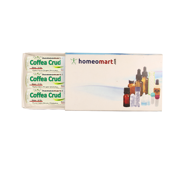 Coffee Cruda Pills Homeopathy Pills box