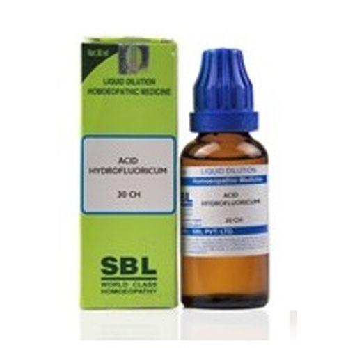 SBL Acidum Hydrofluoricum Homeopathy Dilution, Acid Fluoricum, fluoric Acid  6C, 30C, 200C, 1M, 10M, CM