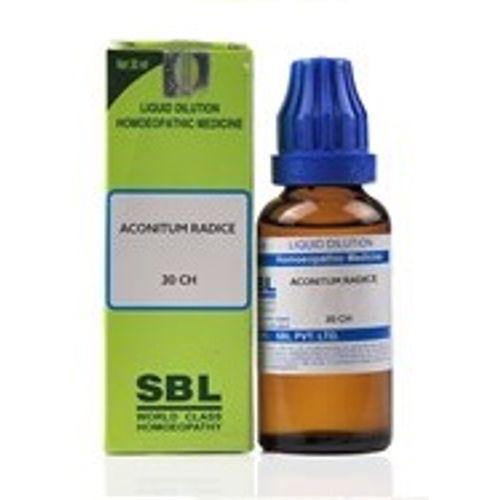 SBL Aconitum Radice Homeopathy Dilution 6C, 30C, 200C, 1M, 10M, CM