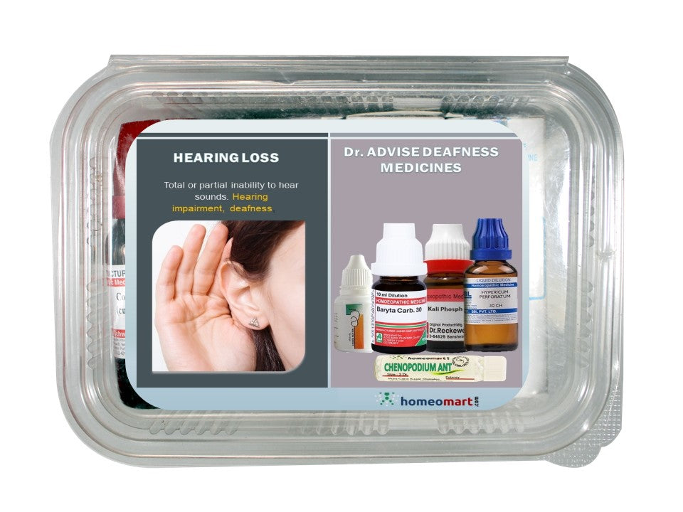 Homeopathy hearing loss medicines