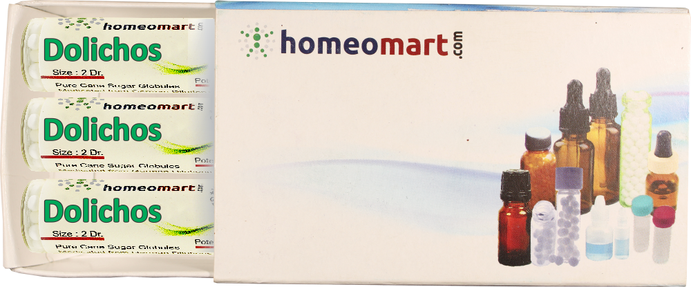 Dolichos homeopathy 2 Dram Pills  box