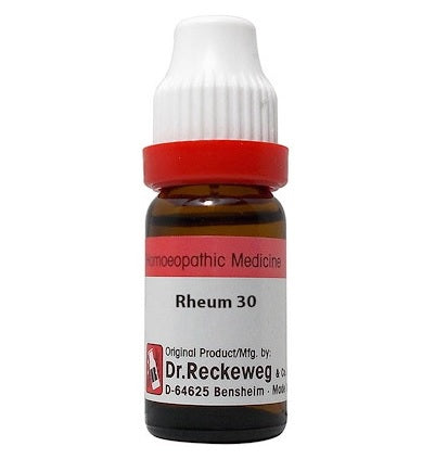Dr Reckeweg Rheum Dilution 6C, 30C, 200C, 1M, 10M