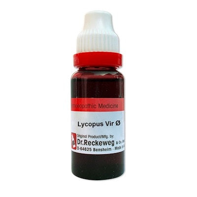 Reckeweg lcopus Virginicus Homeopathy Mother Tincture Q