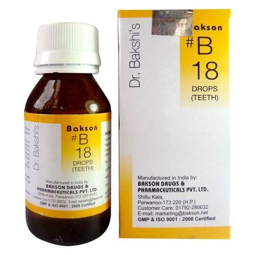 Dr.Bakshi B18 Teeth drops for delayed teething, Pyorrhoea