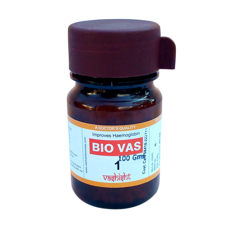 Dr.Vashisht Biocombination Bio Vas 1 (BC1) Homeopathy Remedy for Anemia