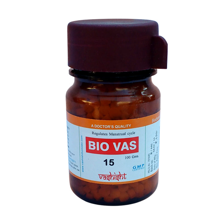 Dr.Vashisht Biocombination Bio Vas 15 (BC15)- মাসিক চক্র নিয়ন্ত্রণ করে