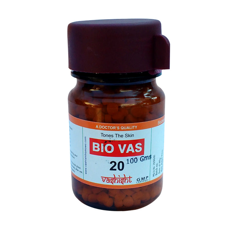 Dr.Vashisht Biocombination Bio Vas 20 (BC20), Skin Diseases Homeopathy Medicine