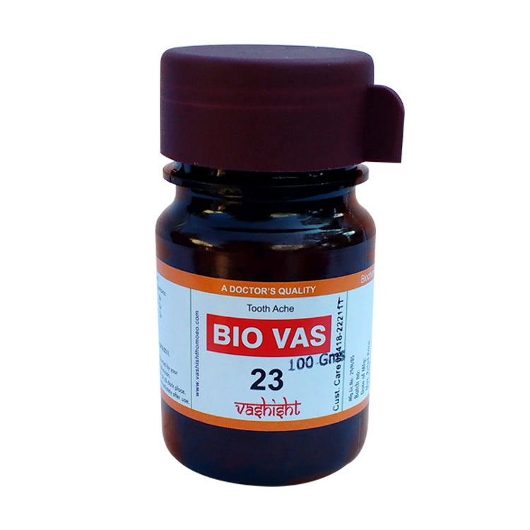 Dr.Vashisht Biocombination Bio Vas 23 (BC23), দাঁতের ব্যথার ওষুধ