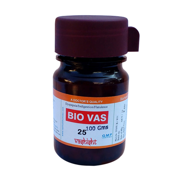অম্লতা, পেট ফাঁপা এবং বদহজমের জন্য Dr.Vashisht Biocombination Bio Vas 25 (BC25)