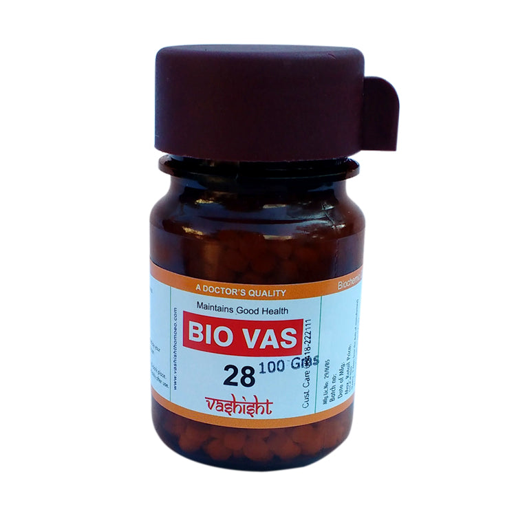 Dr.Vashisht Bio Vas 28, Homeopathy BC28 Tablets 