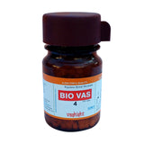 A bottle of Dr.Vashisht Biocombination Bio Vas 4, with a label indicating it is a doctor's quality medicine for regulating bowel movements.