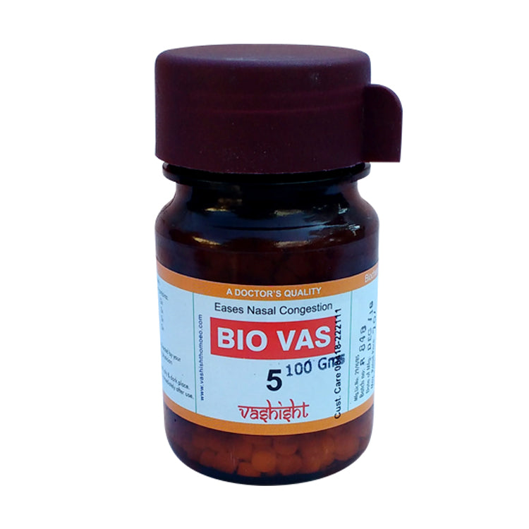 Dr.Vashisht Biocombination Bio Vas 5 (BC5), Ease nasal congestion