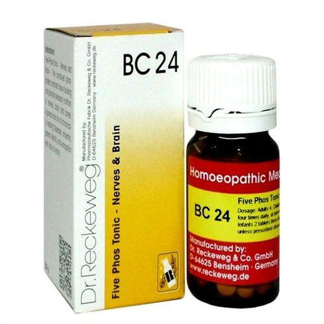 Homeopathic tonic for nerves, brain & vitality. Combats fatigue, debility & mental weakness with 5 tissue salts. Ideal for recovery & chronic exhaustion.