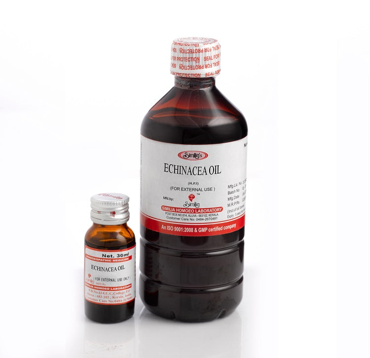Homeopathy Similia Echinacea oil for boils wounds ulcers