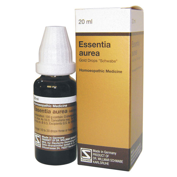 Schwabe German homeopathy Essentia Aurea Gold Drop for impaired heart circulation, valvular disorder