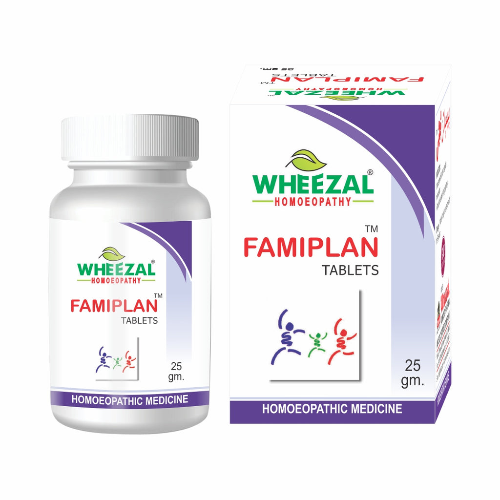 Wheezal Homeopathy Famiplan Tablets for irregular menses/periods