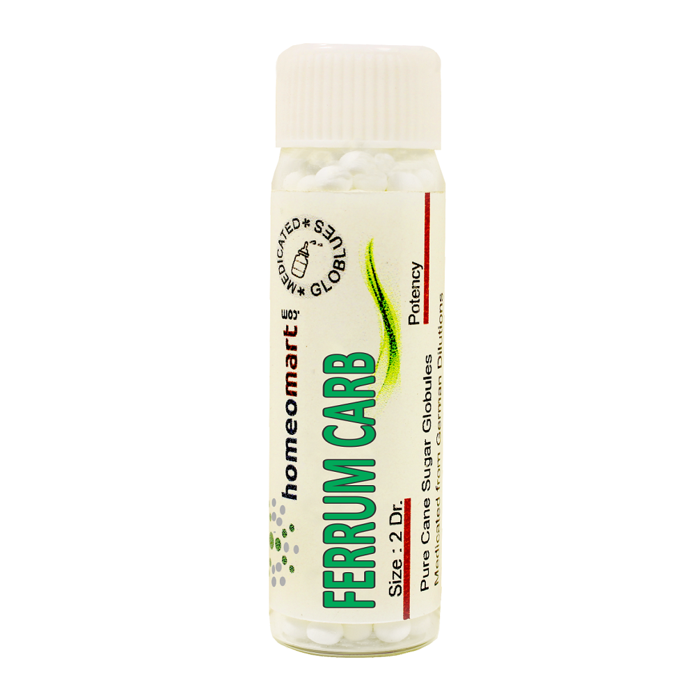 Ferrum Carbonicum Homeopathy 2 Dram Pills