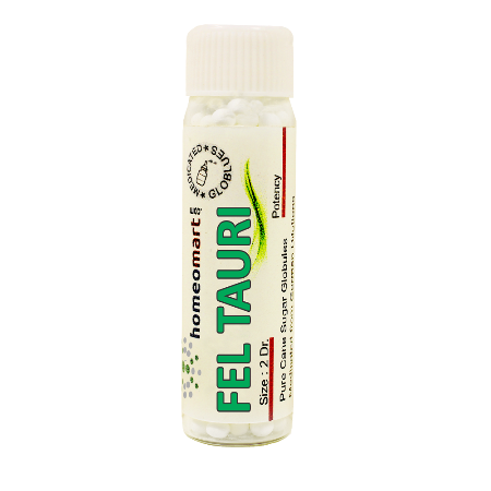 Fel Tauri Homeopathy 2 Dram medicated Pills
