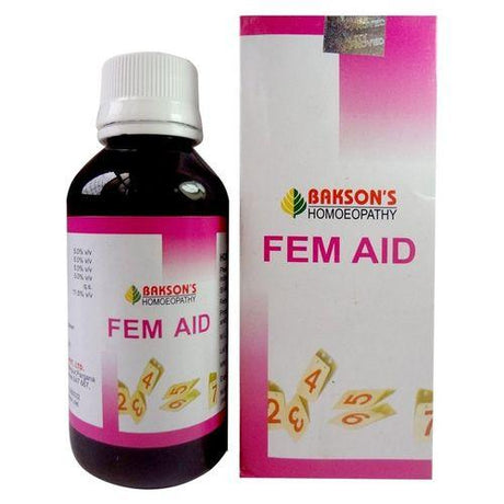 Baksons Fem Aid for Leucorrhoea, dsymenorrhoea