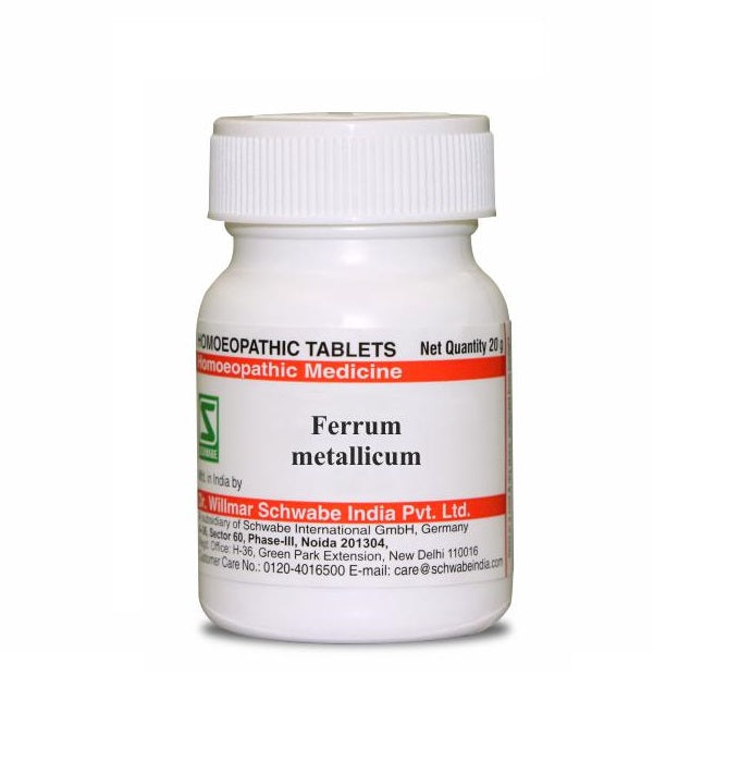 Ferrum Metallicum 3X Homeopathy Trituration Tablets