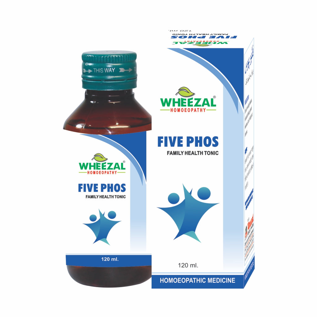 Wheezal Homeopathy Five Phosph Syrup, General weakness, Anemia