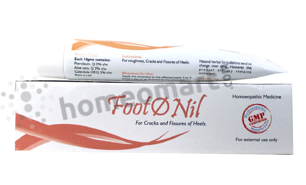 Foot O Nil Ointment for Skin Cracks, Fissures, rough Skin