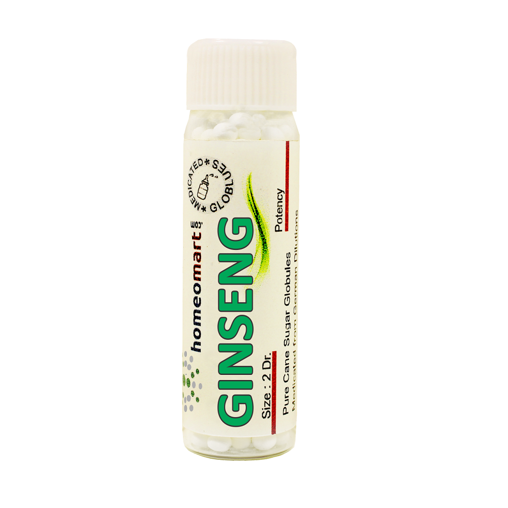 Ginseng Homeopathy 2 Dram Pill