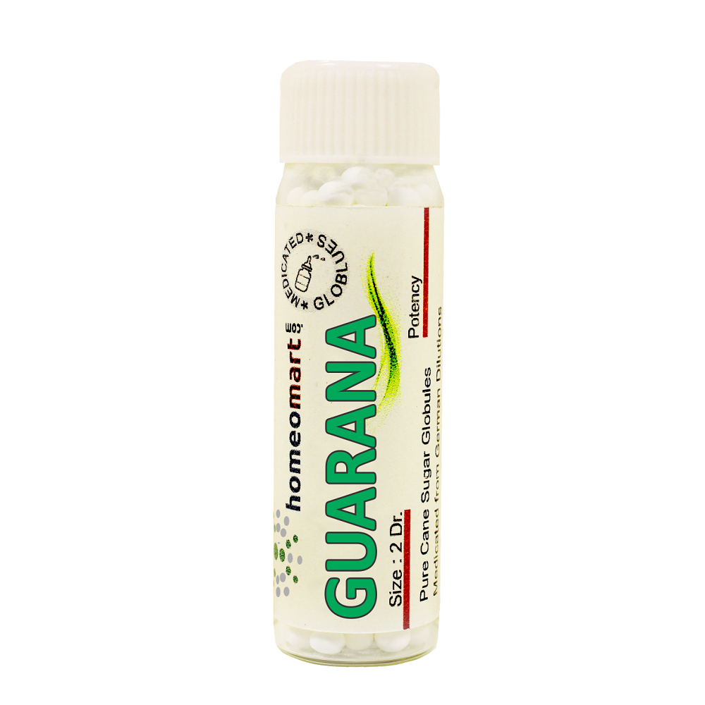 Guarana Homeopathy 2 Dram Pills 6C, 30C, 200C, 1M, 10M