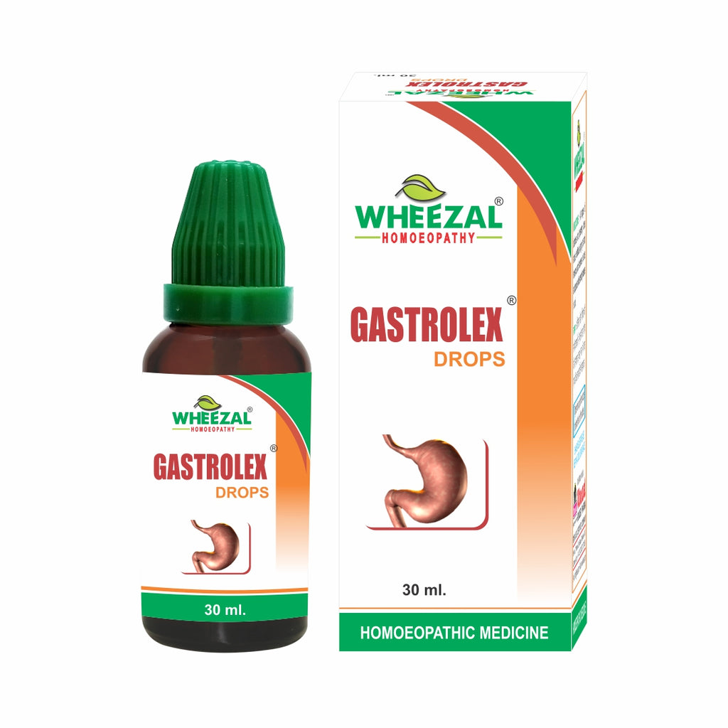 Wheezal Homeopathy Gastrolex Elixir Drops, Indigestion, Hyperacidity, Gas