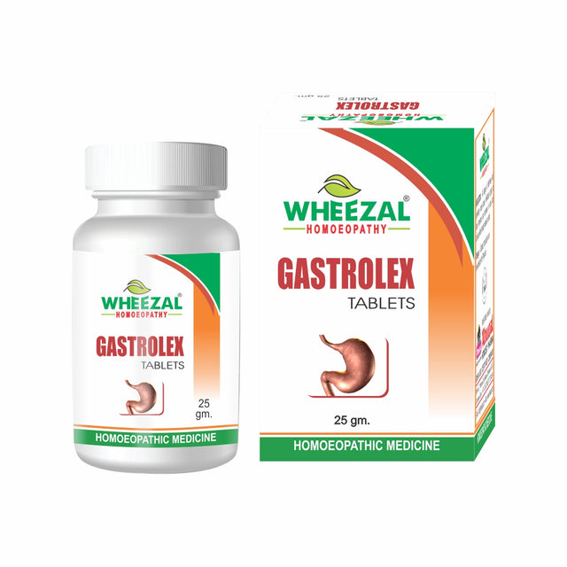 Wheezal Homeopathy Gastrolex Tablets for Indigestion, Gastric Ailments