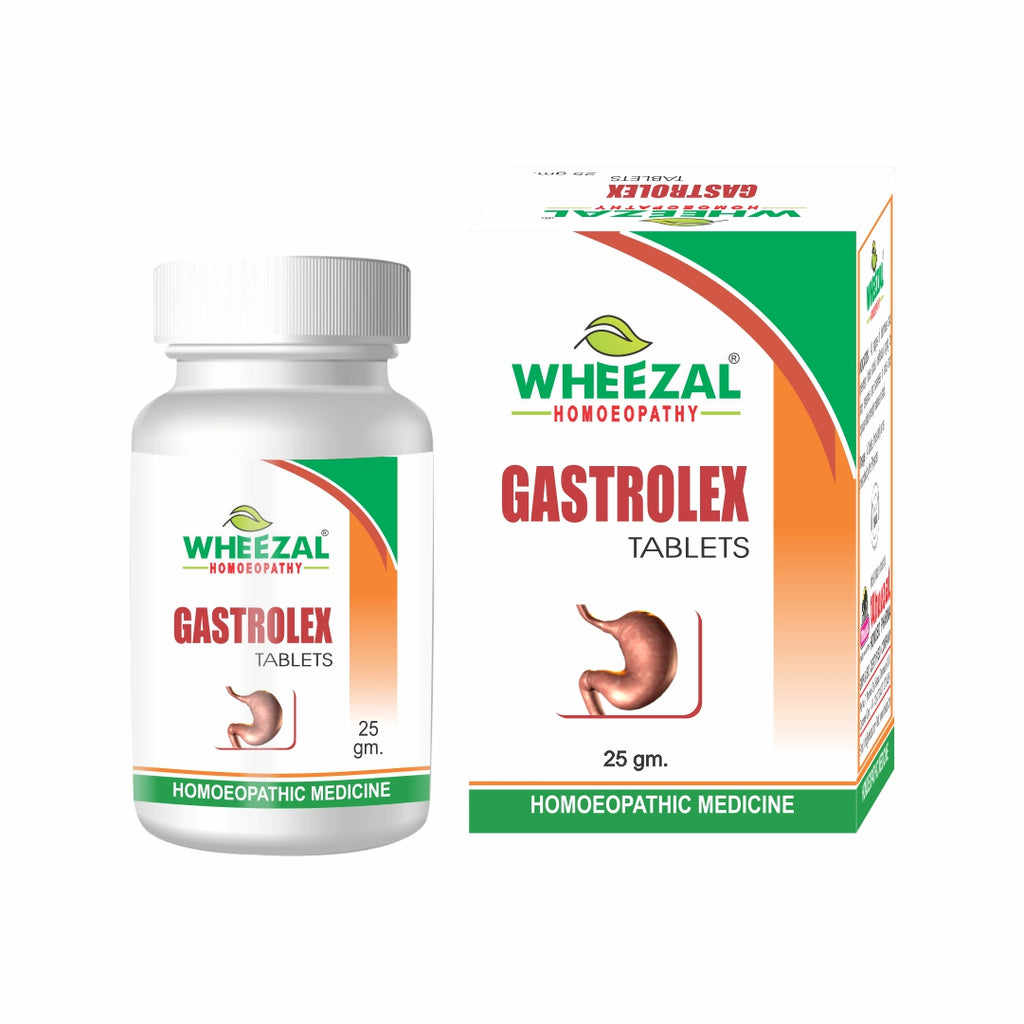 Wheezal Homeopathy Gastrolex Tablets for Indigestion, Gastric Ailments