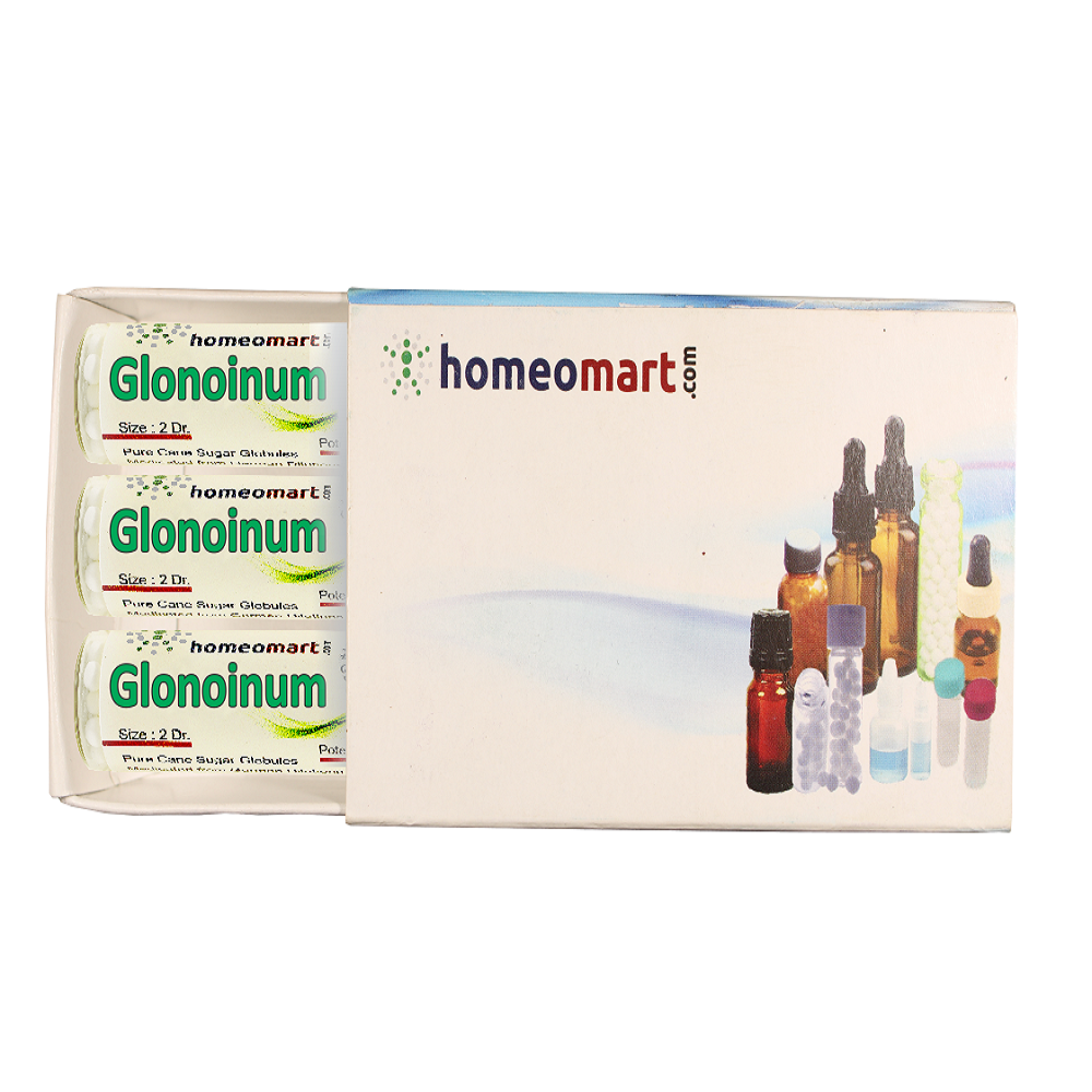 Glonoine 2 Dram Homeopathy Pills Box