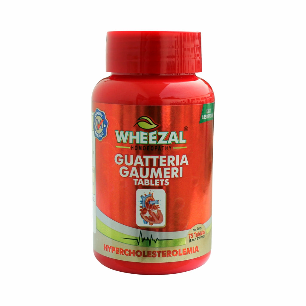 Wheezal Homeopathy Guatteria Gaumeri Tablets, High Cholesterol