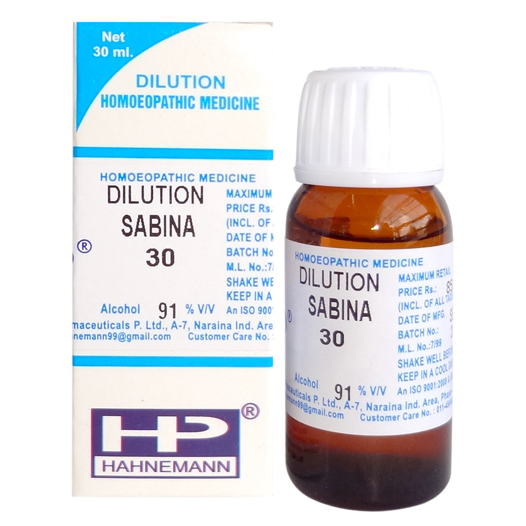 Hahnemann Sabina Homeopathy Dilution 6C, 30C, 200C, 1M, 10M