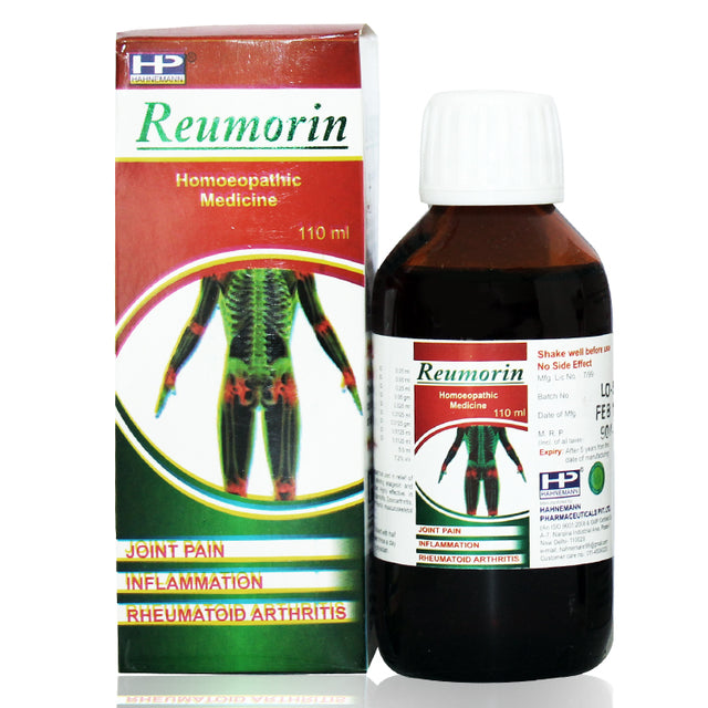 Hahnemann pharma homeopathy Reumorin syrup for rheumatoid arthritis