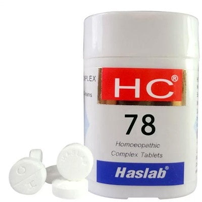 Haslab HC 78 Aconitum Complex Tablets (Cold, Cough & Fever)