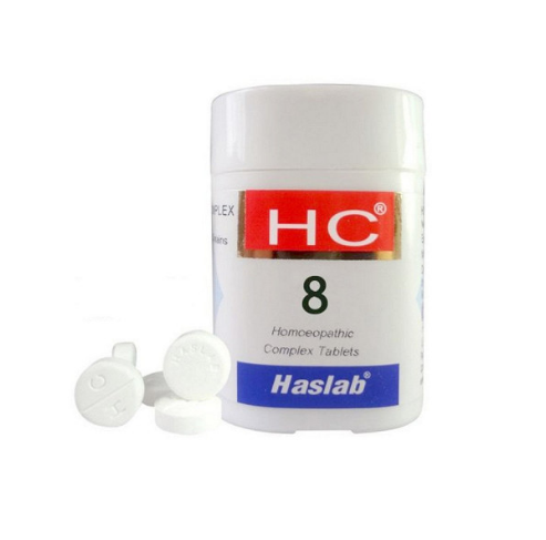 Haslab homeopathy HC 8 Cactus Complex Tablet for Heart Pain, Chest Pain