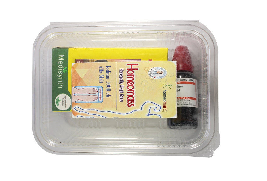 Homeomass Homeopathy Medicine for Underweight,  helps gain weight