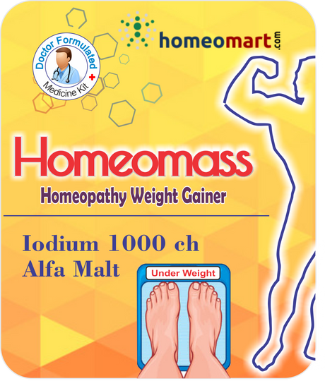 Achieve healthy weight gain with doctor-approved homeopathy kits featuring Iodium, Alfalfa, Lecithinum & more. Safe, effective, and side-effect-free.

