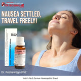 R52 Drops provide natural relief for nausea, vomiting, travel sickness, morning sickness, and gastric discomfort