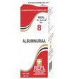 bottle of REPL Dr. Advice No. 8. with indications for burning urination, bladder irritation,