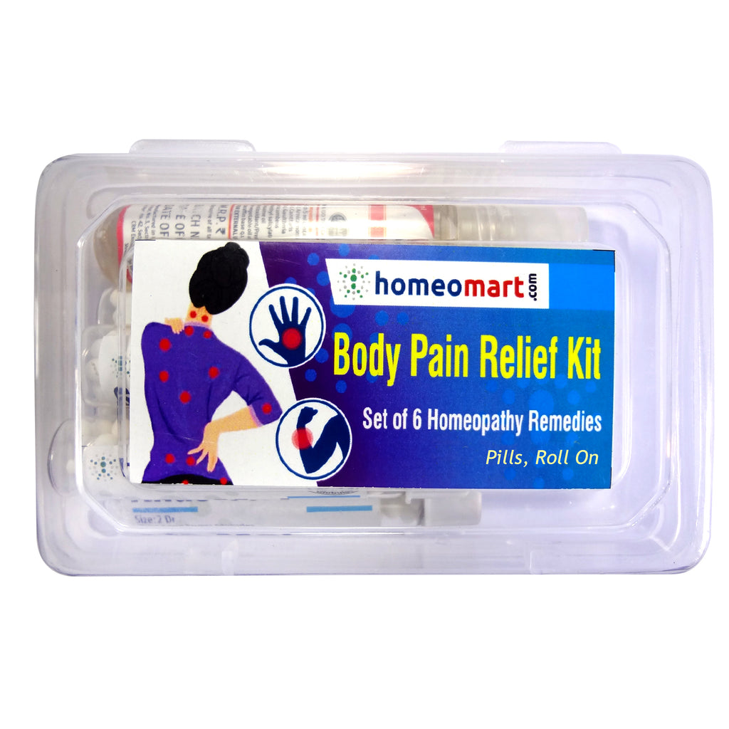 Homeopathy Body Pain Relief Medicines Kit