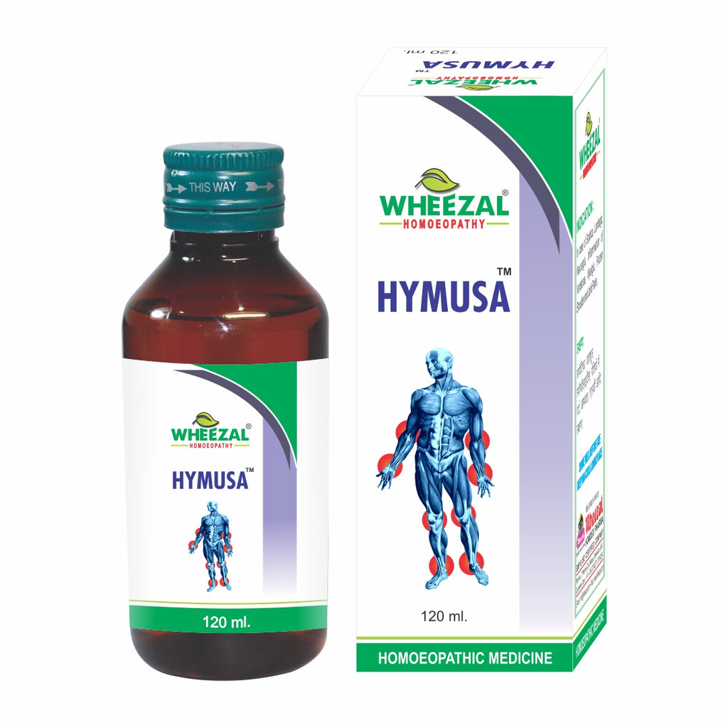 Wheezal Homeopathy Hymusa Syrup for Joint pain, Gout, lumbago, neuralgia