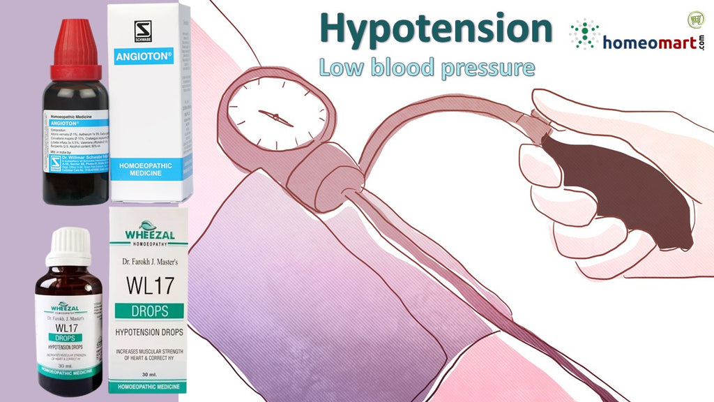 low blood pressure treatment in homeopathy