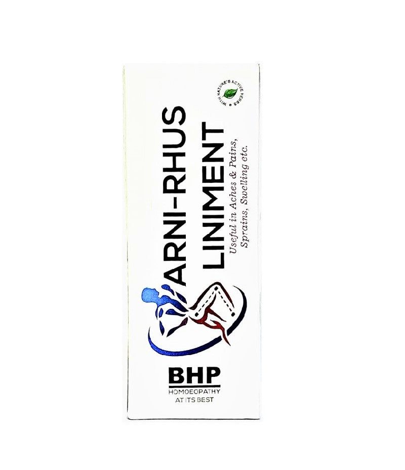 BHP Arni Rhus Liniment for Aches, Pains, Sprains & Swelling