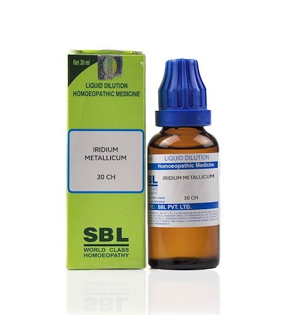 SBL Iridium Metallicum drops, homeopathic dilution Iridium, Iridium Metallicum online