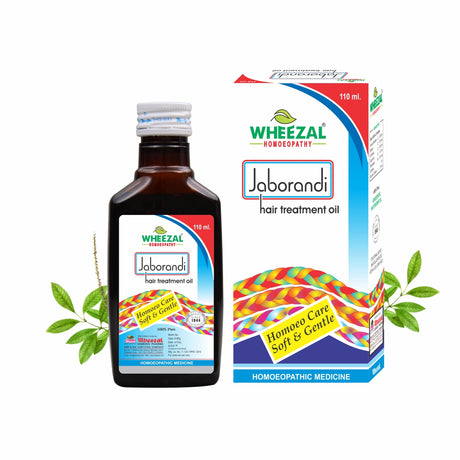 Wheezal Homeopathy Jaborandi Hair Treatment Oil, Hair fall, Grey Hair, 20% Off