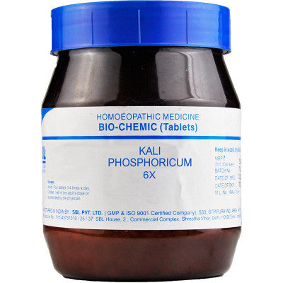 SBL Biochemic Tablet Kali Phosphorica 3x, 6x, 12x, 30x, 200x  in 450 Gms
