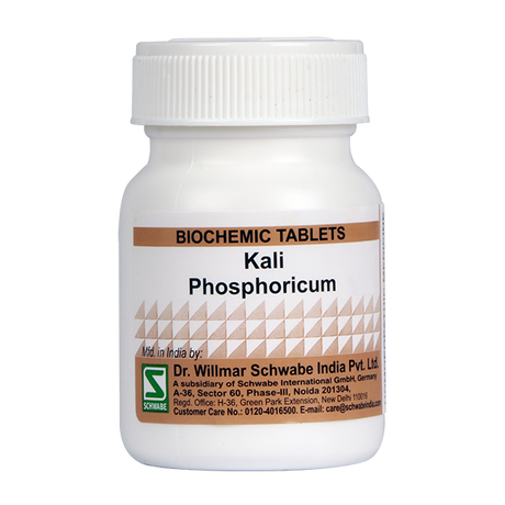 Schwabe Kali Phosphoricum Biochemics Tablets, Nerve remedy, Depression, Insomnia